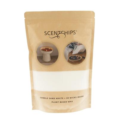 Kaarsenzand 500 Gram Wit Incl. 30 Losse Lontjes - Scentchips