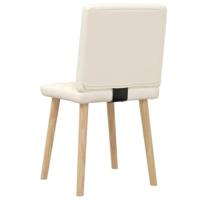 Eetkamerstoelen 2 st linnen - thumbnail