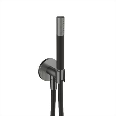 Hotbath Cobber M440 staafhanddouche met wandsteun en uitlaat en doucheslang 150cm Verouderd ijzer M440AI