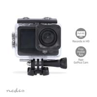 Nedis Action Cam | Dubbel scherm | 1080p@30fps | 12 MPixel | Waterbestendig tot: 30.0 m | 70 min | Wi-Fi | App beschikbaar voor: Android™ / IOS | - thumbnail