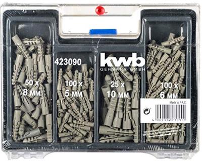 kwb 423090 Assortiment bevestigingen Inhoud 300 stuk(s) kwb 423090 Assortiment bevestigingen Inhoud 300 stuk(s)