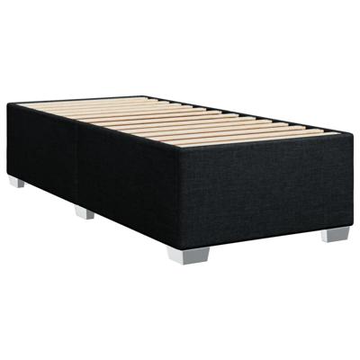 Bedframe zonder matras 90x200 cm stof zwart