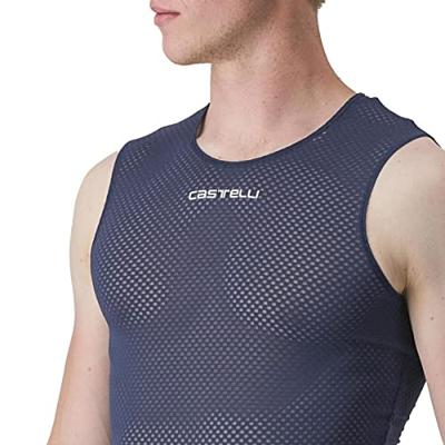 Castelli Pro mesh 2.0 mouwloos ondershirt blauw heren M Castelli Pro mesh 2.0 mouwloos ondershirt blauw heren M