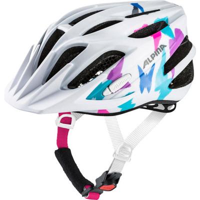 Olympic Sportswear Alpina sports kinderhelm fb jr. 2.0 vlinder 50-55 gl. wit