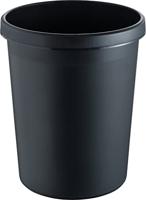 Helit the german H6106295 Prullenbak 45 l (Ø x h) 39 cm x 48 cm Polyethyleen Zwart 1 stuk(s) - thumbnail