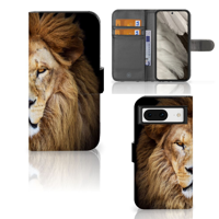 Google Pixel 8 | Telefoonhoesje | Met pasjeshouder | Leeuw - thumbnail
