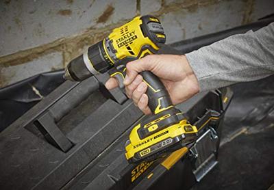 Stanley SFMCD721D2K FATMAX® V20 Accu klop-/schroefboormachine Brushless 18V 2.0Ah in koffer - thumbnail