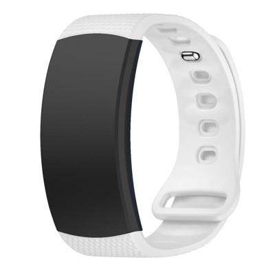 Siliconen polsband horloge band voor Samsung Gear Fit2 SM-R360 polsband grootte: 126-175mm (wit)