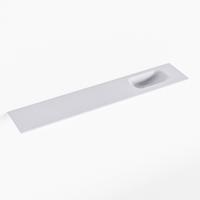 MONDIAZ EDEN Cale solid surface inleg wastafel voor toiletmeubel 120cm. Positie wasbak rechts - thumbnail