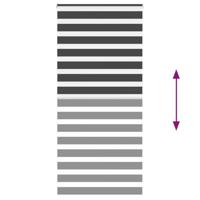 Zebra rolgordijn 95x230 cm stofbreedte 90,9 cm zwart - thumbnail