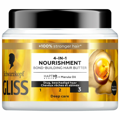 Schwarzkopf Gliss 4-in-1 Nourishment Bond-Building Hair Butter 3