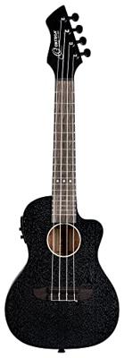 Ortega RUHZ-CE-SBK Horizon Series Concert Ukulele Black elektrisch-akoestische concert ukelele