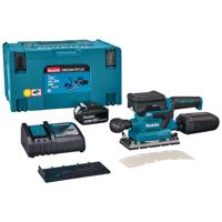 Makita DBO381RTJU Accu vlakschuurmachine met AWS 18V 5.0Ah in Mbox - thumbnail