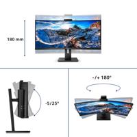 Philips Monitore 346P1CRH LCD-monitor Energielabel G (A - G) 86.4 cm (34 inch) 3440 x 1440 Pixel 21:9 4 ms RJ45, Hoofdtelefoonaansluiting VA LED - thumbnail