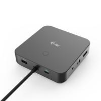 I-tec USB-C HDMI Dual DP Docking Station with Power Delivery 100 W + Universal Charger 100 W - thumbnail