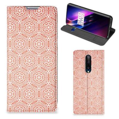 OnePlus 8 | Hoesje met Magneet | Pattern Orange