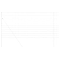 VidaXL Wilde hek warm verzinkt 1000 x 120 x 0,18 cm ijzer - thumbnail