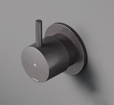 Inbouw Stopkraan Hotbath Cobber 1-hendel Verouderd IJzer (Warm)