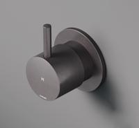 Inbouw Stopkraan Hotbath Cobber 1-hendel Verouderd IJzer (Warm) - thumbnail