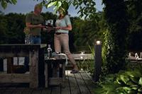 Parterre sokkellamp voor buiten zwart groot verlichting Philips - Philips - thumbnail