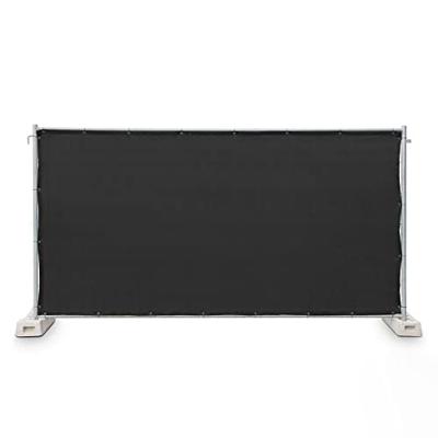 Adam Hall Hekwerk windscherm gaasdoek 341 x 176cm zwart