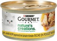 Gourmet Nature&apos;s Creations kip, spinazie & tomaten 85g - thumbnail