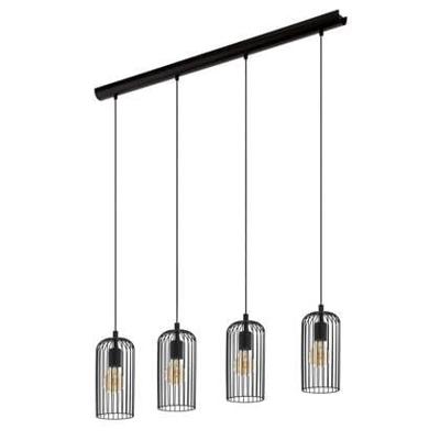 Eglo Hanglamp eettafel Roccamena 1 4-lichts draadlamp 43689