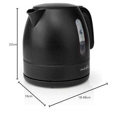 Nedis Waterkoker | 1.0 l | 1 stuks - KAWK300EBK KAWK300EBK - thumbnail