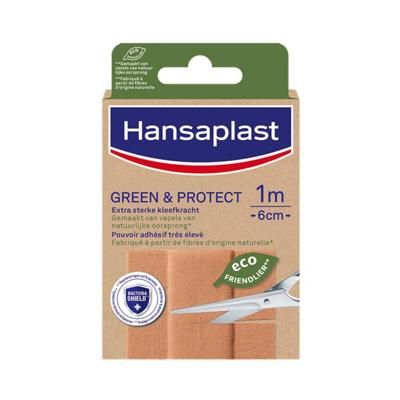 Hansaplast Pleisters Green & Protect 1m x 6cm