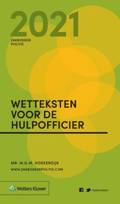 Zakboek Wetteksten voor de Hulpofficier 2021 - Paperback (9789013162424)
