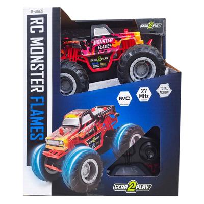 Gear2Play op afstand bestuurbare Monster Flames monster truck - 1:24
