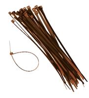 Nature kabelbinders tyraps nylon bruin 15 cm 25 stuks - thumbnail
