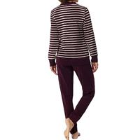 Dames pyjama badstof - Purple - Casual essentials - Warme winter pyjama - thumbnail