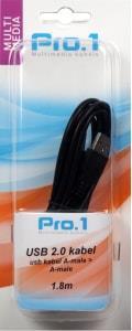 Enzo Pro-1 USB kabel A-male -> A-male 1,8 meter 9280210