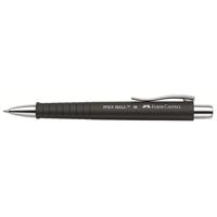 Faber Castell Balpen Polyball M - Zwart - thumbnail