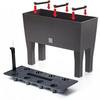 Prosperplast Bloembak (Antraciet, 80 x 33 x 62 cm) - thumbnail