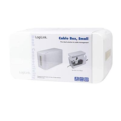 LogiLink LogiLink - Kabelmanagement-Box - weiß KAB0061 Kabelbehuizing 115 x 235 x 120 Kunststof Wit 1 stuk(s)
