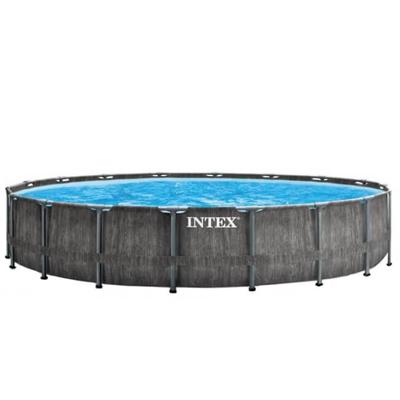 Opzetzwembad Zwembadset Prism Frame Greywood Premium 549x122 cm Intex - Intex