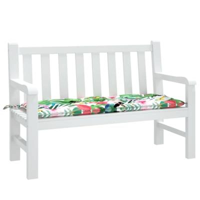 VidaXL Tuinbankkussen 120x50x7 cm stof meerkleurig