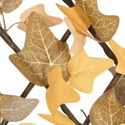 Kunstplant esdoornblad op latwerk uittrekbaar 180x30 cm oranje Kunstplant esdoornblad op latwerk uittrekbaar 180x30 cm oranje
