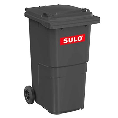 SULO 9000466125 Prullenbak 240 l Kunststof (l x b x h) 580 x 740 x 1100 mm Grijs 1 stuk(s)