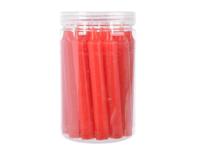 Dinerkaars wax d1h10 cm k.rood 22st Decoris - Decoris - thumbnail