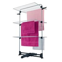 Metaltex Storm Droogrek 34 m Drooglente Zilver/Zwart - thumbnail