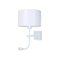 Artdelight Wandlamp Quad incl. kap Ø 20 cm wit - thumbnail