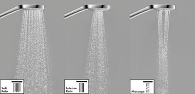 Hansgrohe Croma Select E Multi glijstangset 90cm chroom/wit