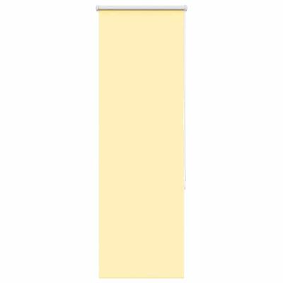 VidaXL Rolgordijn verduisterend 50x130 cm stofbreedte 45,7cm geel