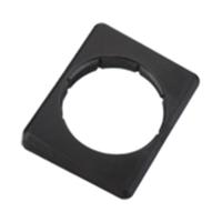 HMB schuine plaat - zwart - voor sluitpot - 600686Z - thumbnail