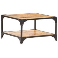 Salontafel 60x60x35 cm massief mangohout - thumbnail