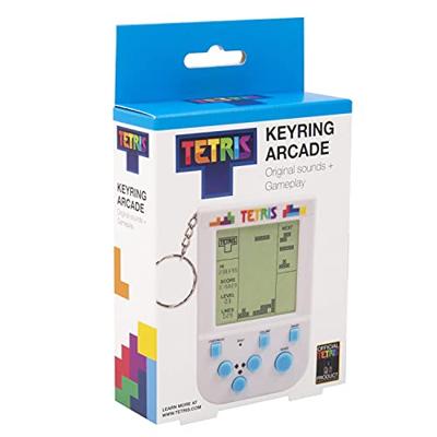 Tetris spelcomputer met sleutelhanger