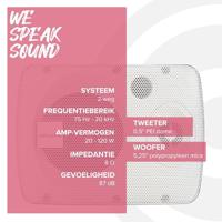 Artsound ASW55.2T Passieve Waterdichte Luidspreker - Wit (Paar) - thumbnail